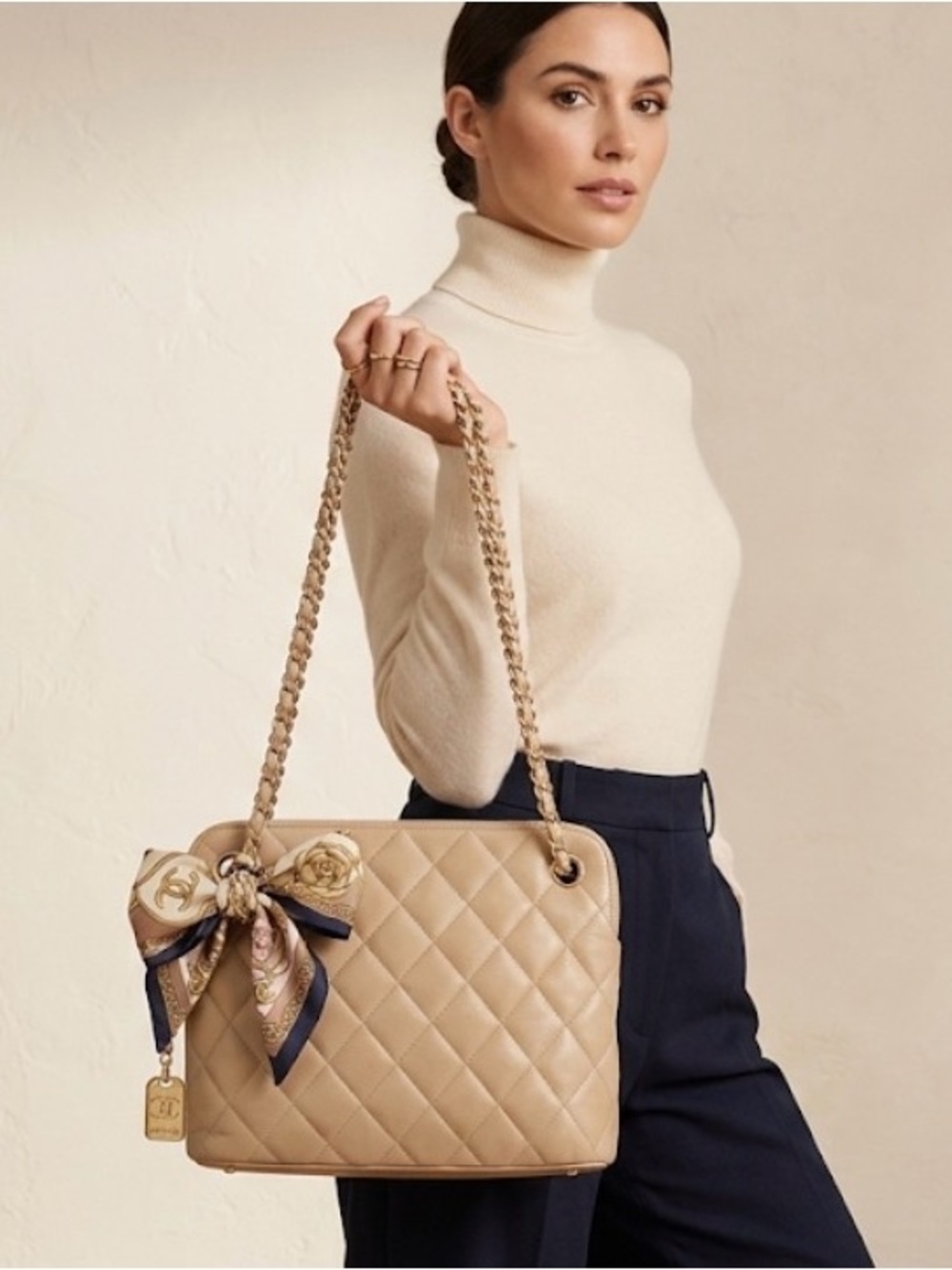 Vintage Chanel Quilted Lambskin Bag